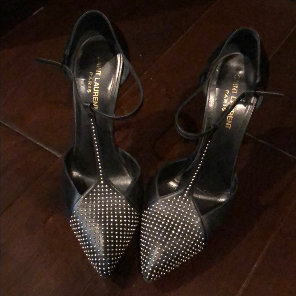 Saint Laurent studded pumps
